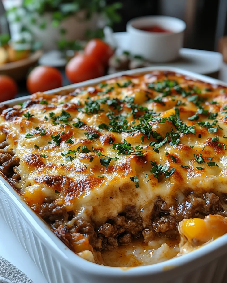 Homemade Hamburger Casserole: A Classic Comfort Meal - additional image