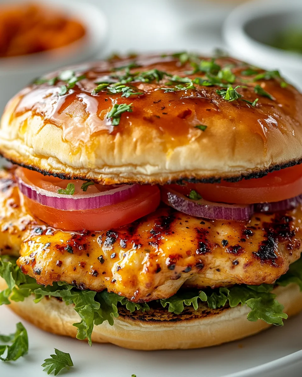 Savory Honey Pepper Pimento Chicken Sandwich - additional image