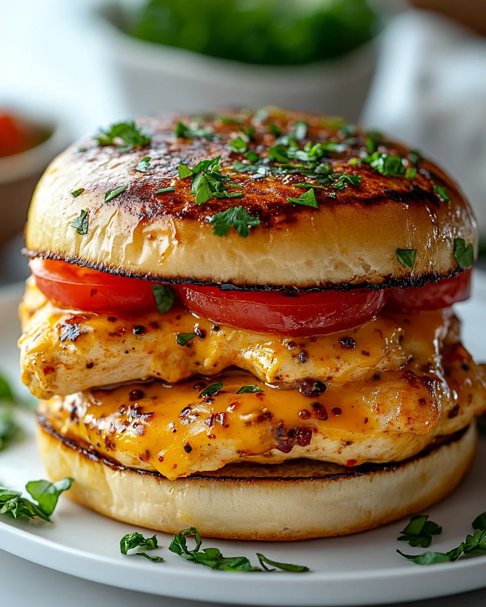 Savory Honey Pepper Pimento Chicken Sandwich - additional image
