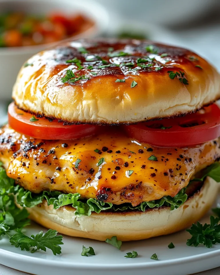 Savory Honey Pepper Pimento Chicken Sandwich