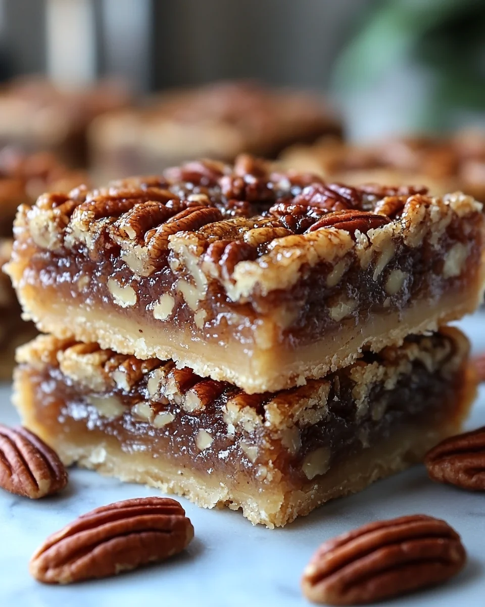 Simple Homemade Pecan Pie Bars - additional image