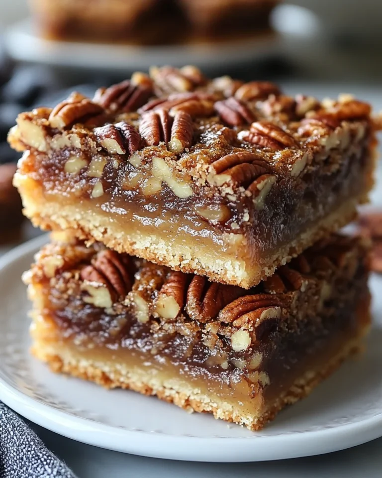 Simple Homemade Pecan Pie Bars