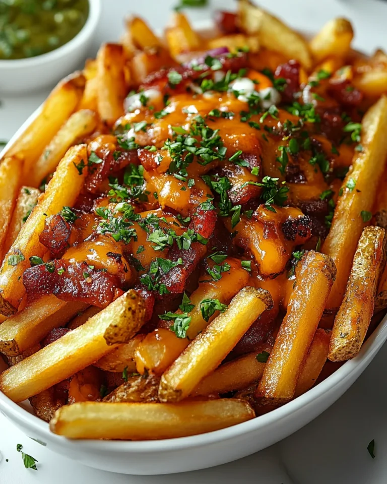 Savory Loaded Fries for a Perfect Comfort Food Treat