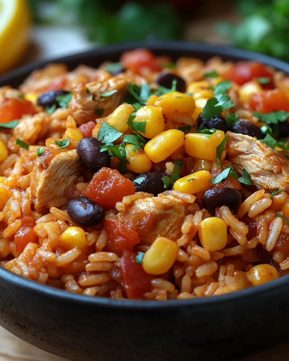 Creamy Mexican Chicken and Rice Casserole - additional image