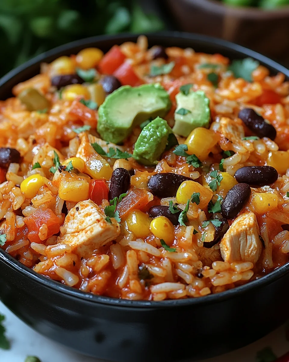 Creamy Mexican Chicken and Rice Casserole - additional image