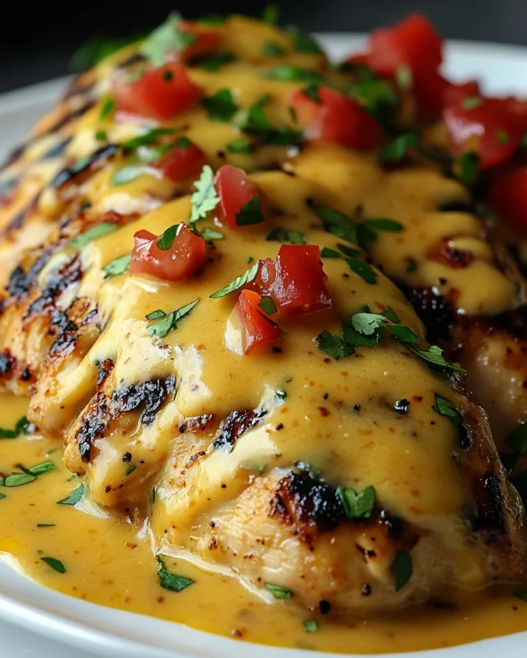 Savory Mexican Chicken with Creamy Cheese Sauce