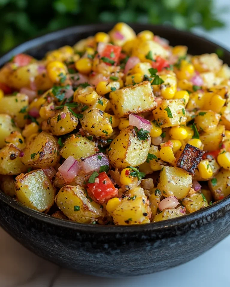 Fresh and Flavorful Mexican Street Corn Potato Salad