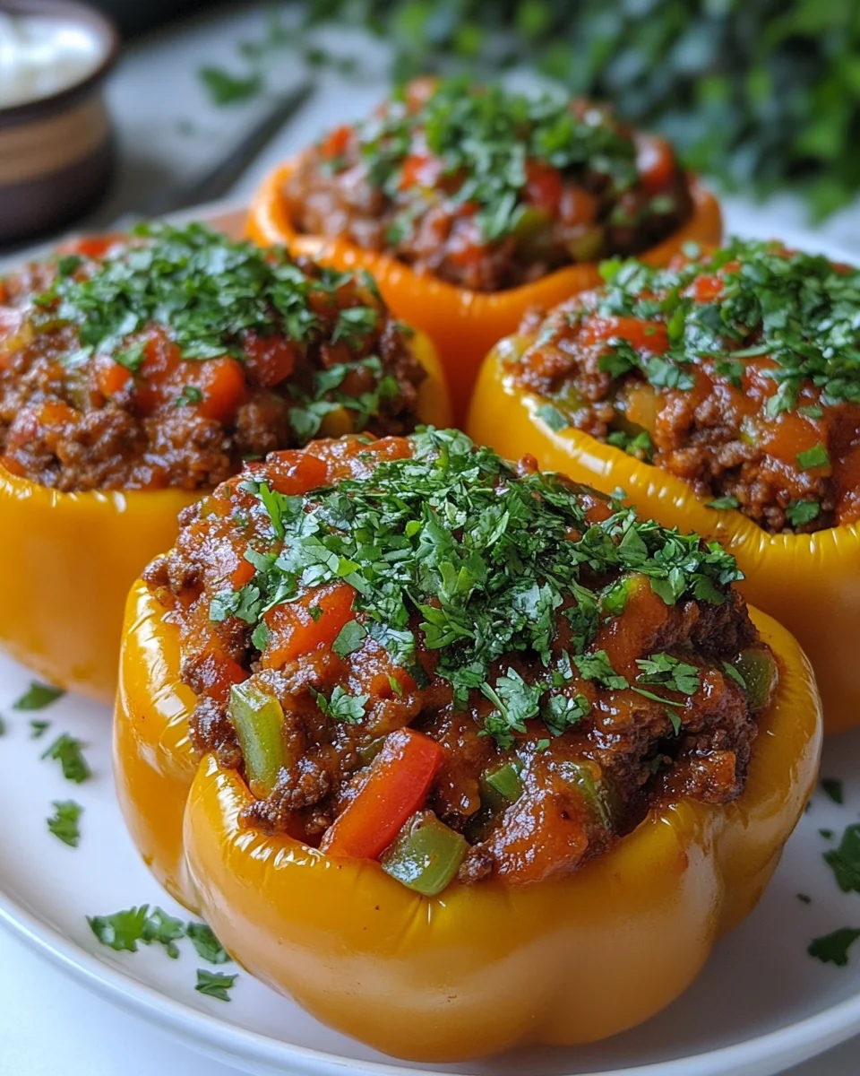 Delicious Mexican Stuffed Peppers with Homemade Ranchero Sauce - additional image