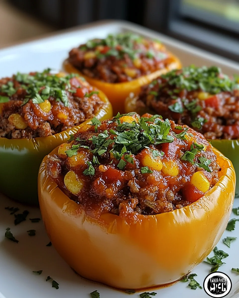 Delicious Mexican Stuffed Peppers with Homemade Ranchero Sauce - additional image