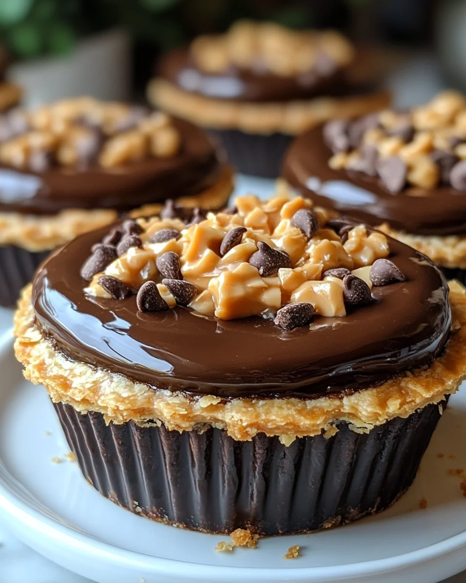 Delicious Mini Chocolate Peanut Butter Pies - additional image