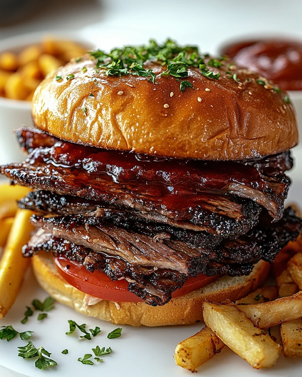 Savory Homemade Brisket Sandwich - additional image