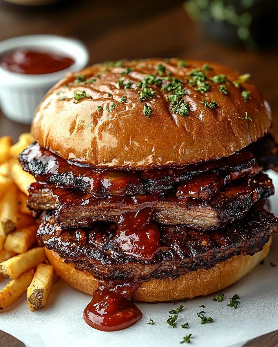 Savory Homemade Brisket Sandwich - additional image