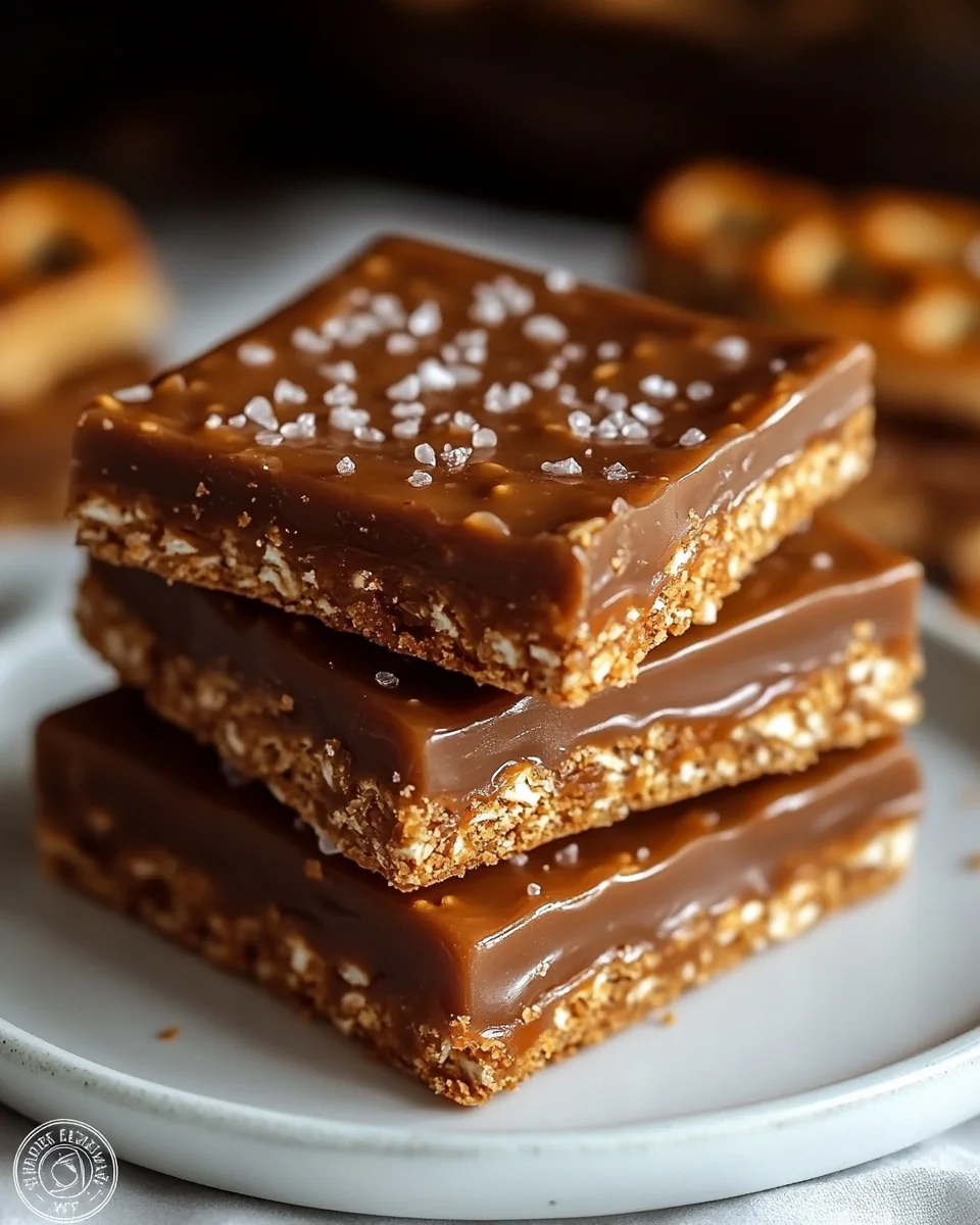 No-Bake Caramel Pretzel Crack Bars That Are Sweet and Delicious - additional image