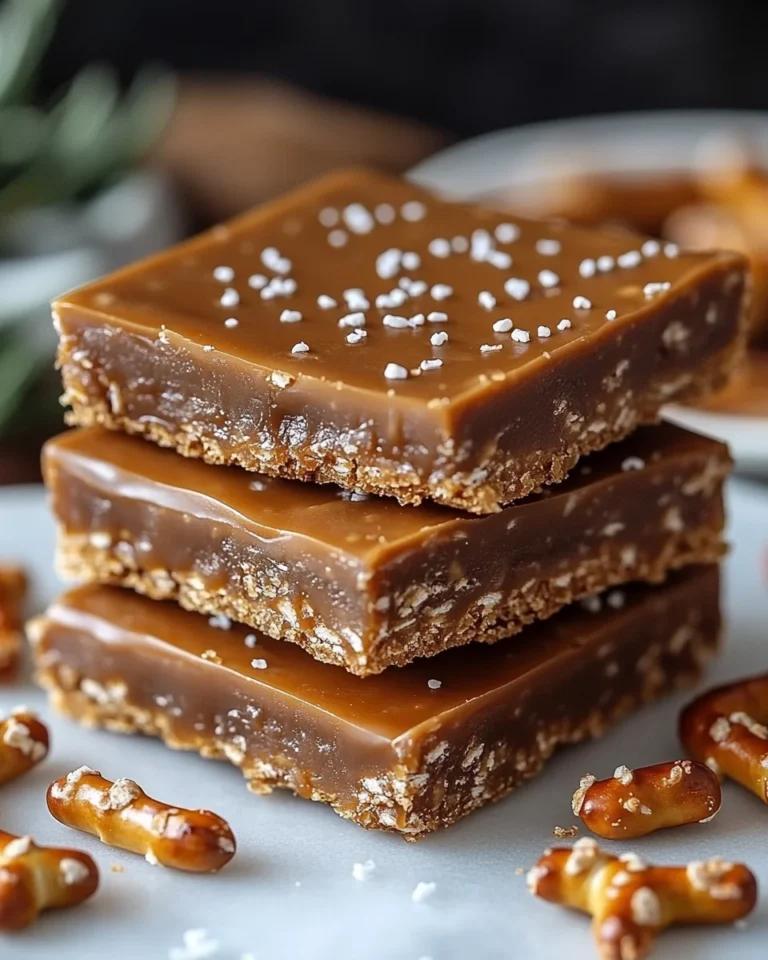 No-Bake Caramel Pretzel Crack Bars That Are Sweet and Delicious