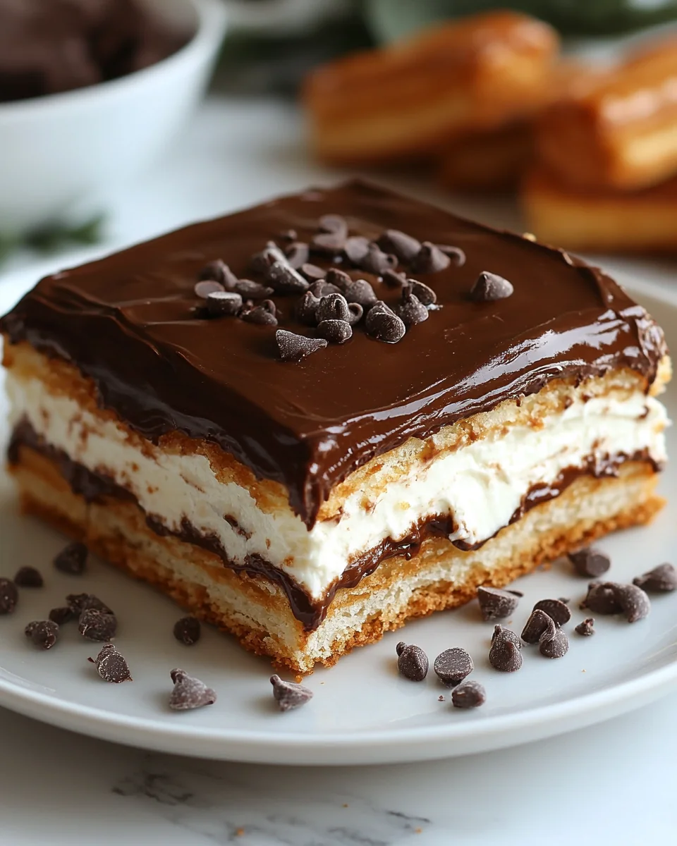 No-Bake Chocolate Eclair Cake That’s Simple and Delicious - additional image
