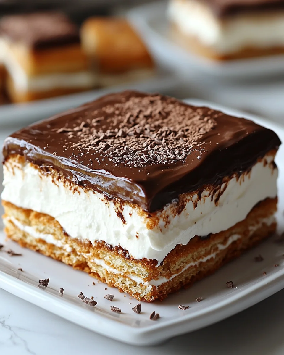No-Bake Chocolate Eclair Cake That’s Simple and Delicious - additional image