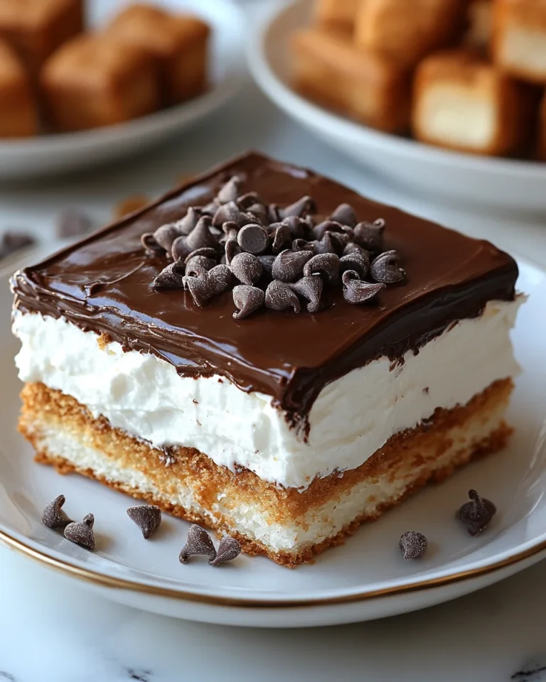 No-Bake Chocolate Eclair Cake That’s Simple and Delicious