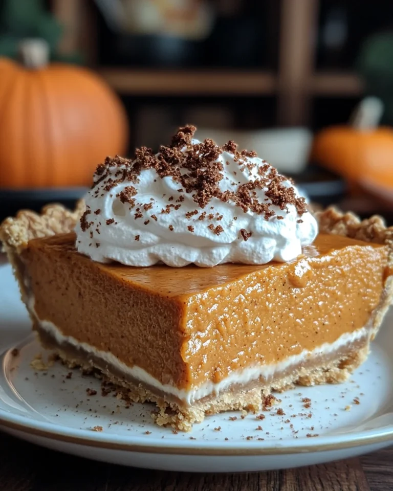 Simple No-Bake Pumpkin Pie