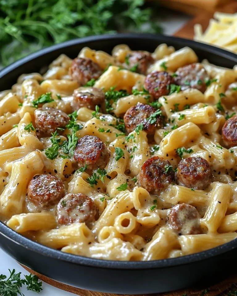 One-Pot Creamy Sausage Pasta Made Simple and Delicious