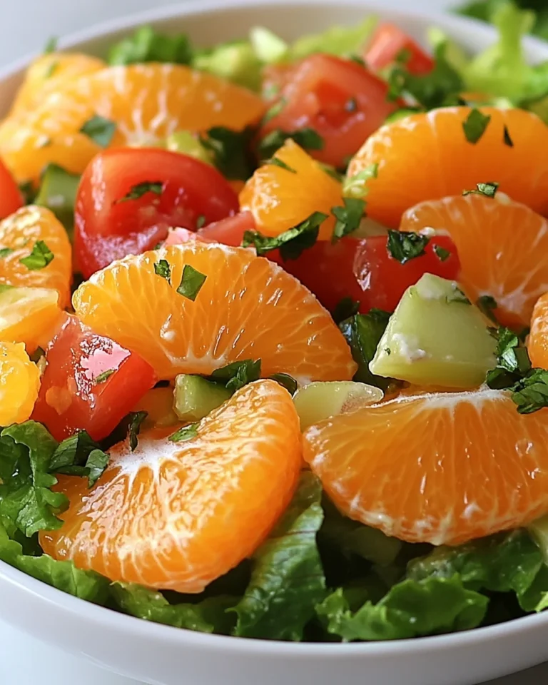 Refreshing Orange Dreamsicle Salad