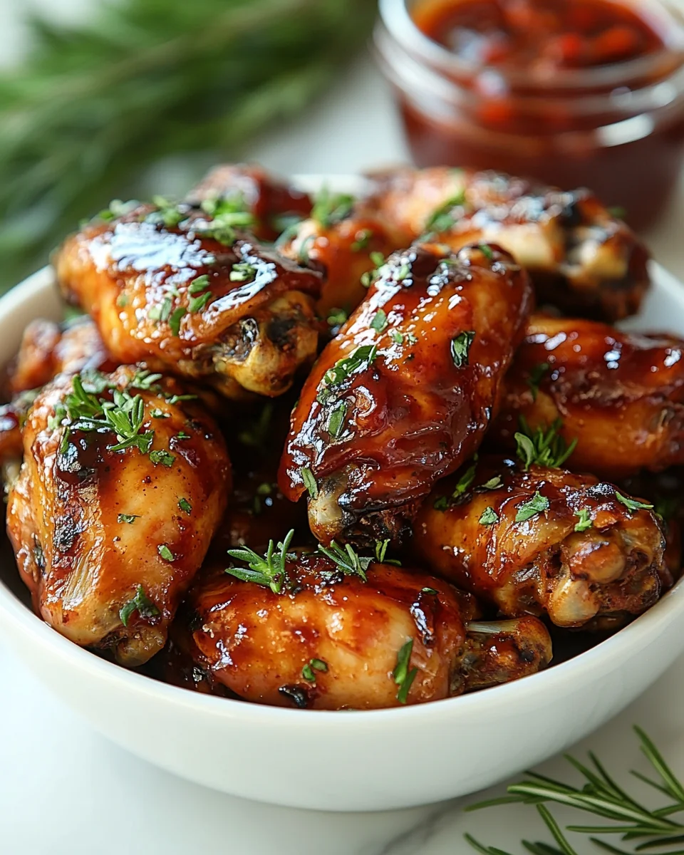 Oven-Baked BBQ Chicken Wings That Are Crispy and Delicious - additional image