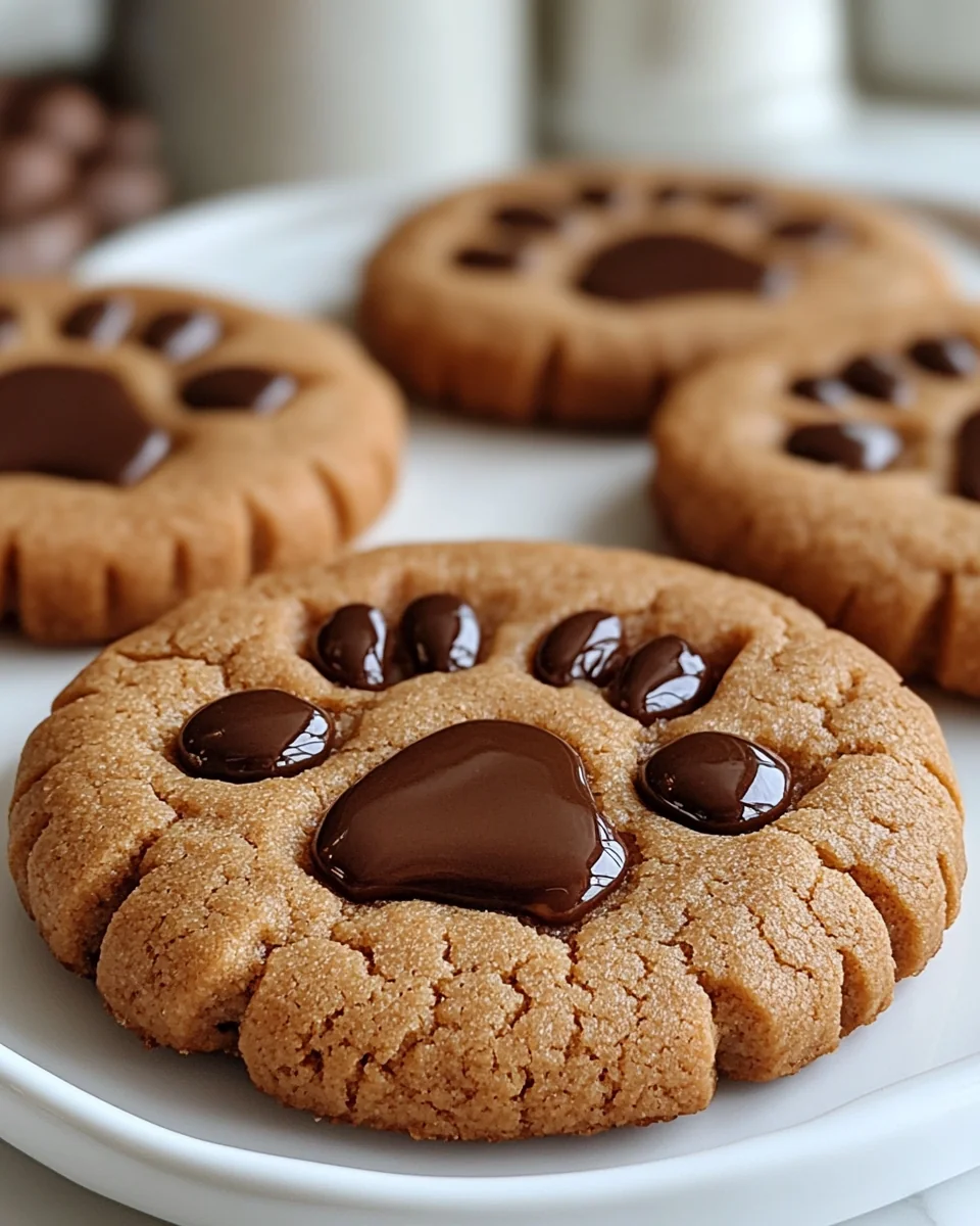 Classic Peanut Butter Paw Print Cookies - additional image