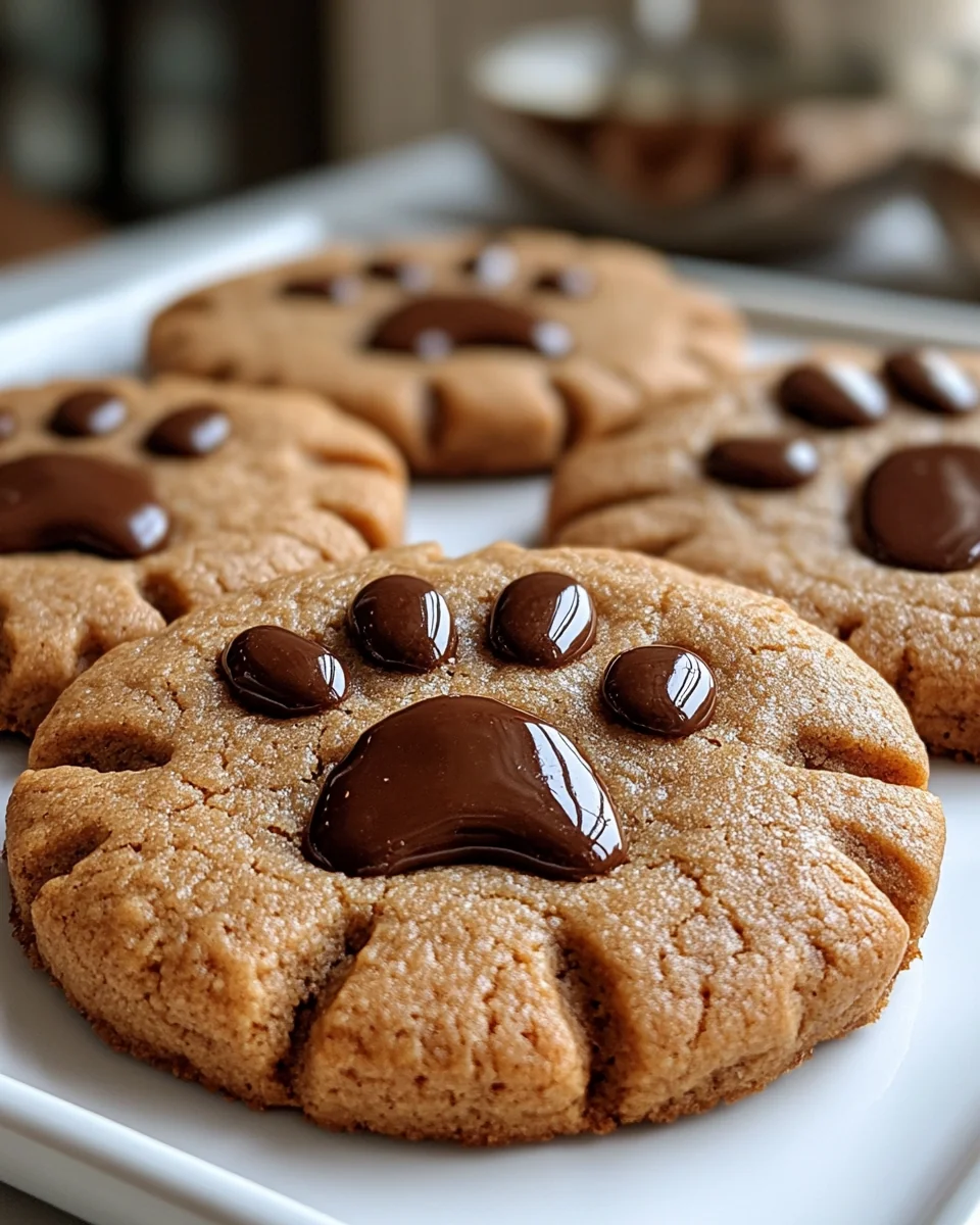 Classic Peanut Butter Paw Print Cookies - additional image