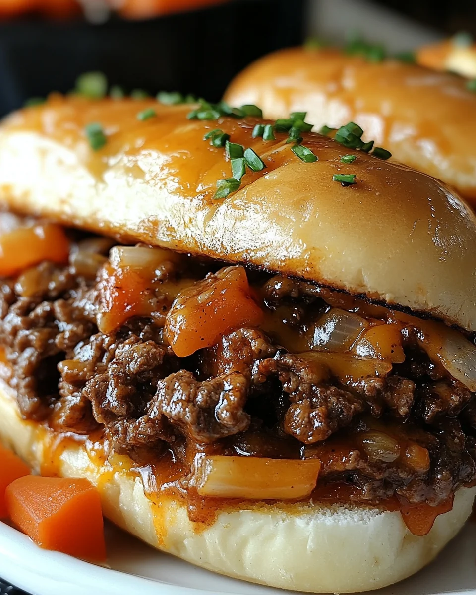 Savory Philly Cheese Steak Sloppy Joes - additional image