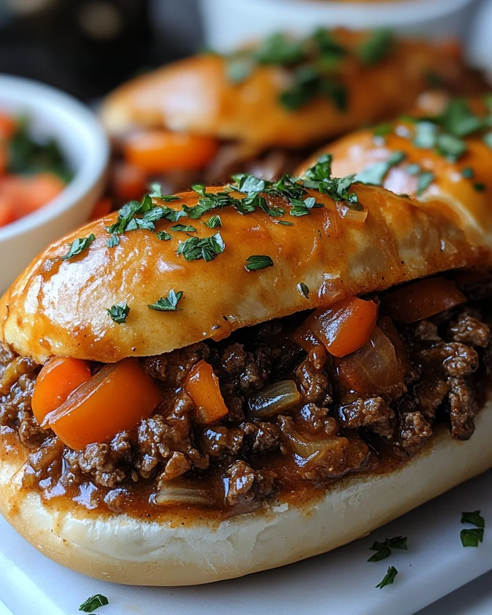 Savory Philly Cheese Steak Sloppy Joes - additional image