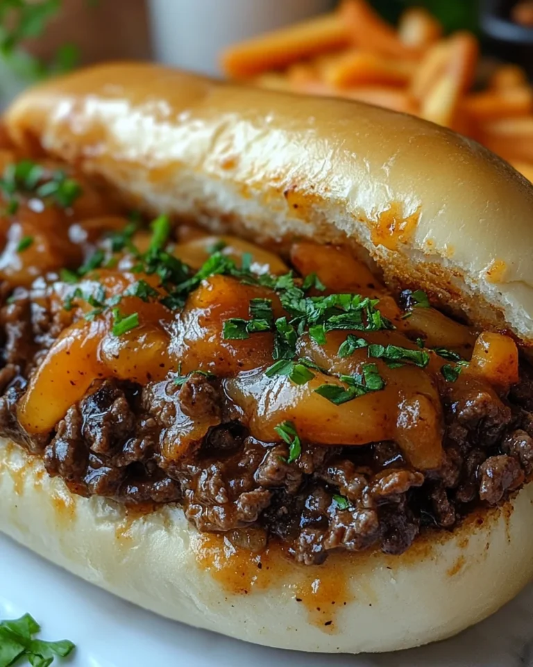Savory Philly Cheese Steak Sloppy Joes