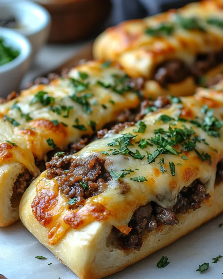 Philly Cheesesteak Stuffed Cheesy Breadsticks Recipe