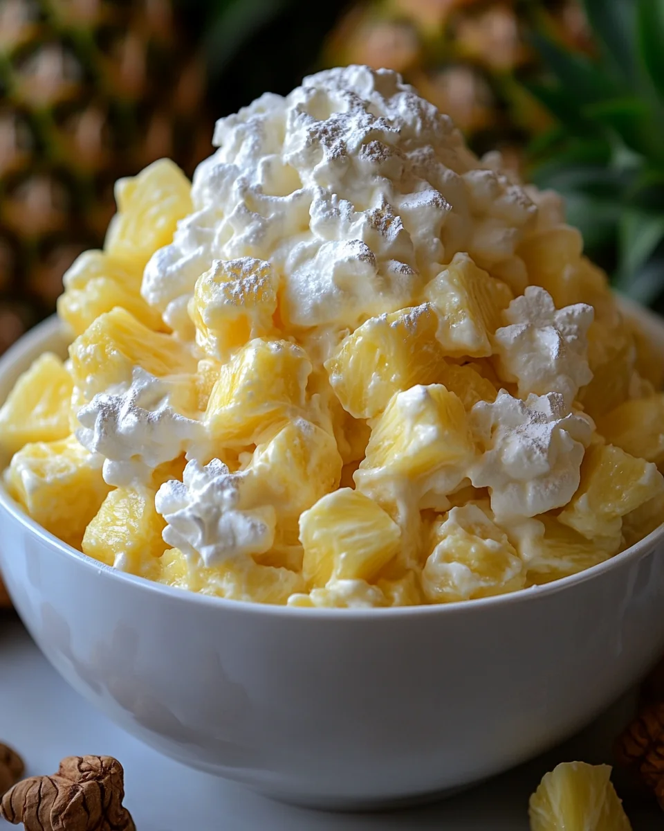 Delicious Pineapple Fluff For A Refreshing Dessert - additional image