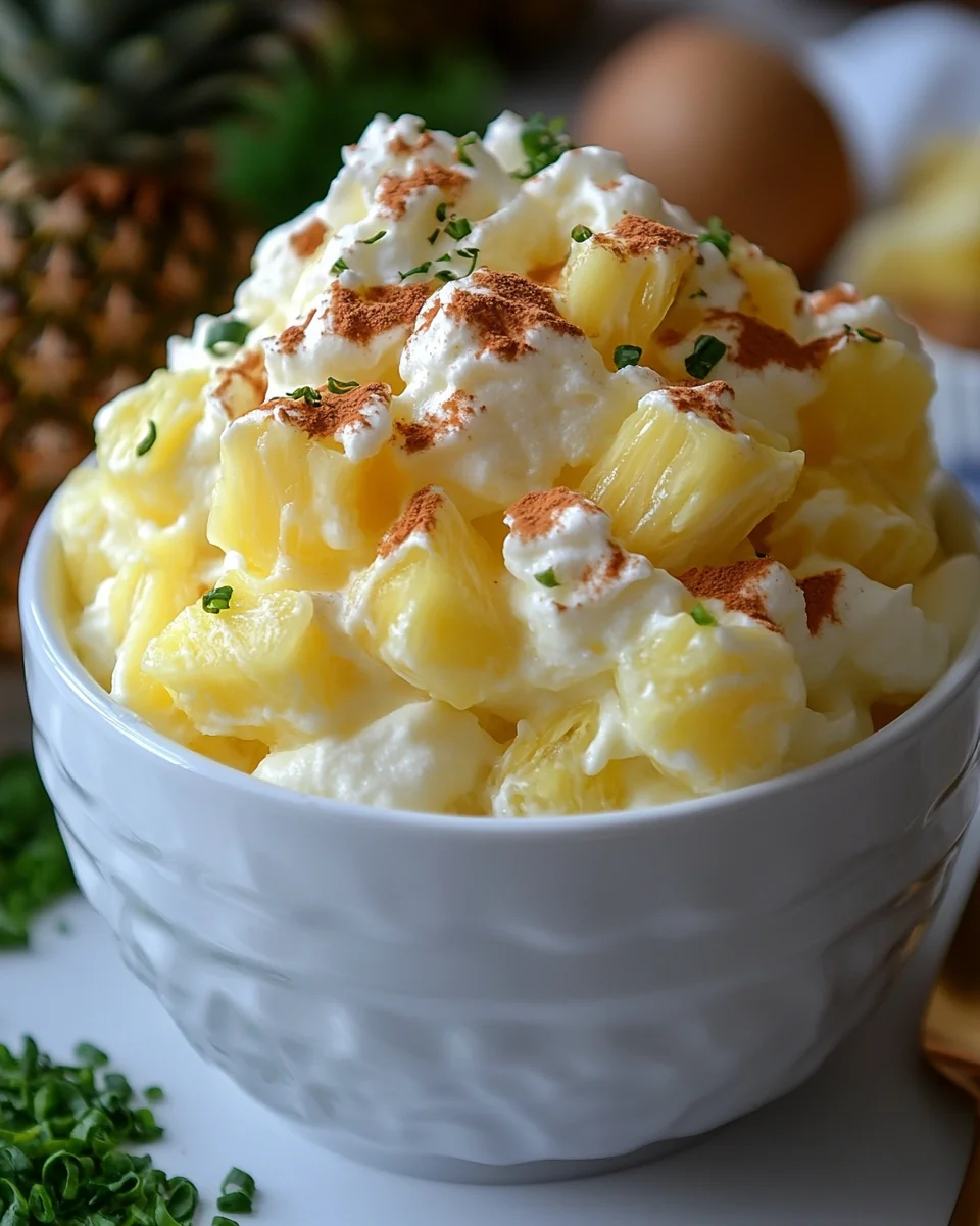 Delicious Pineapple Fluff For A Refreshing Dessert - additional image