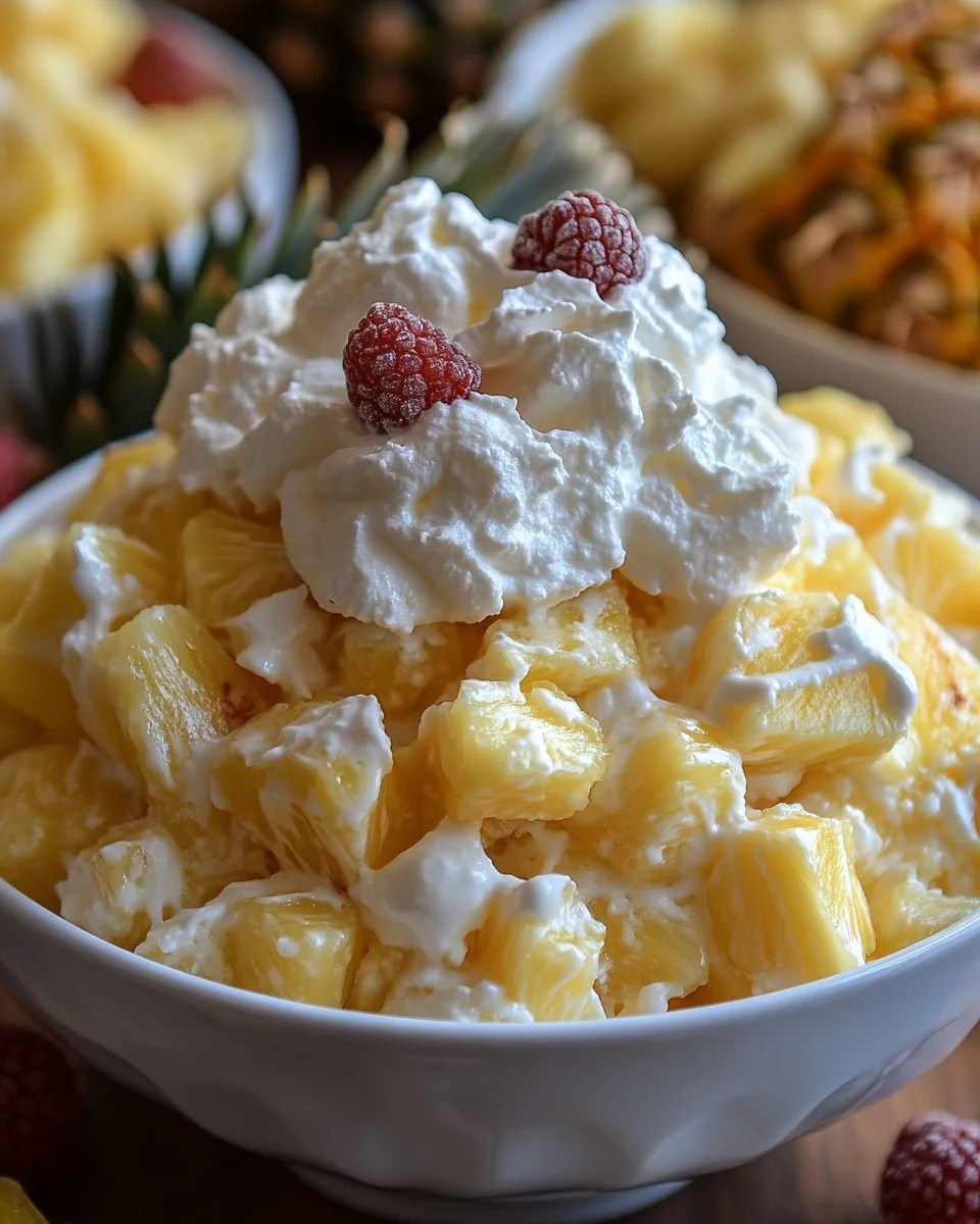 Delicious Pineapple Fluff For A Refreshing Dessert - additional image