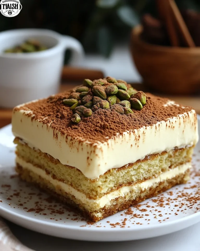 Homemade Pistachio Tiramisu: A Delicious Twist on Classic Dessert