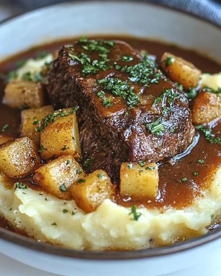 Classic Pot Roast with Creamy Mashed Potatoes