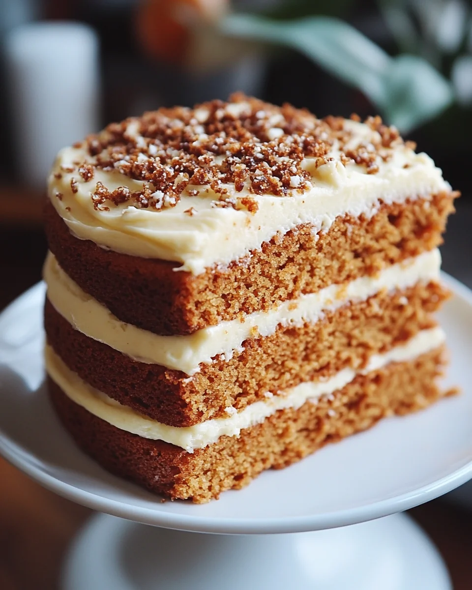 Homemade Pumpkin Cake with Creamy Cream Cheese Frosting - additional image