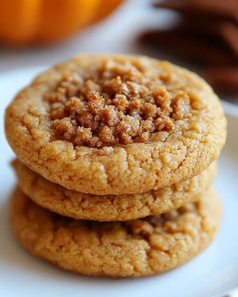 Delicious Pumpkin Cinnamon Crumble Cookies