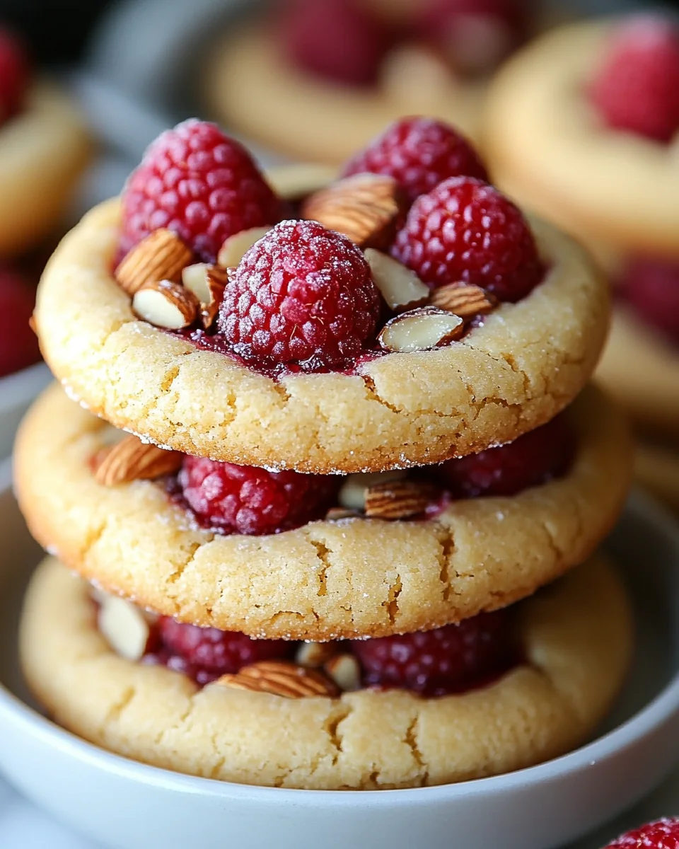 Delicious Raspberry Almond Shortbread Cookies - additional image