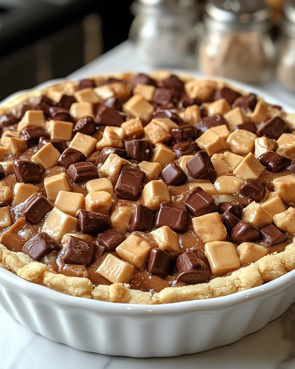 Delicious Homemade Reese Peanut Butter Cookie Pie Recipe - additional image