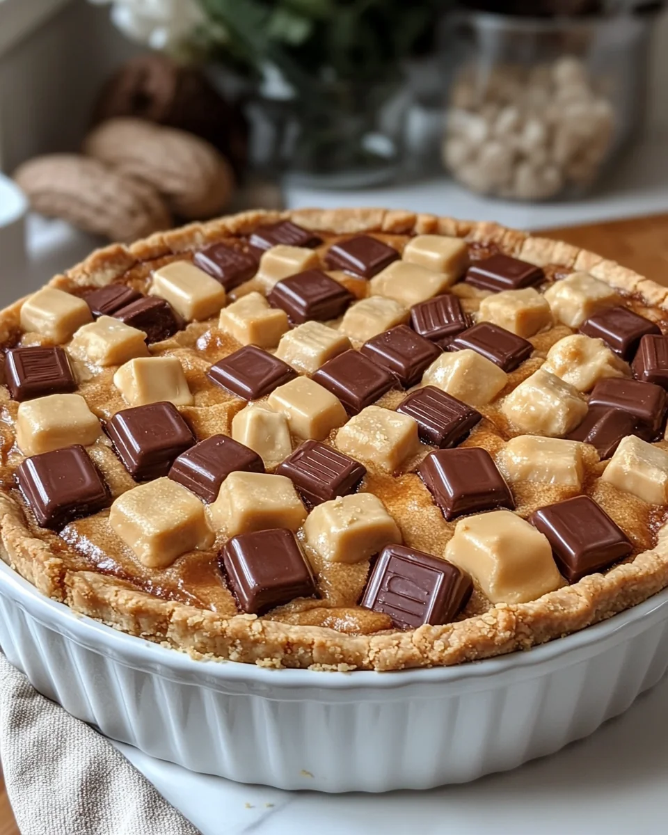 Delicious Homemade Reese Peanut Butter Cookie Pie Recipe - additional image