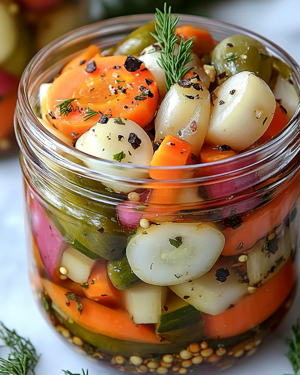 Simple Homemade Refrigerator Pickled Vegetables - additional image