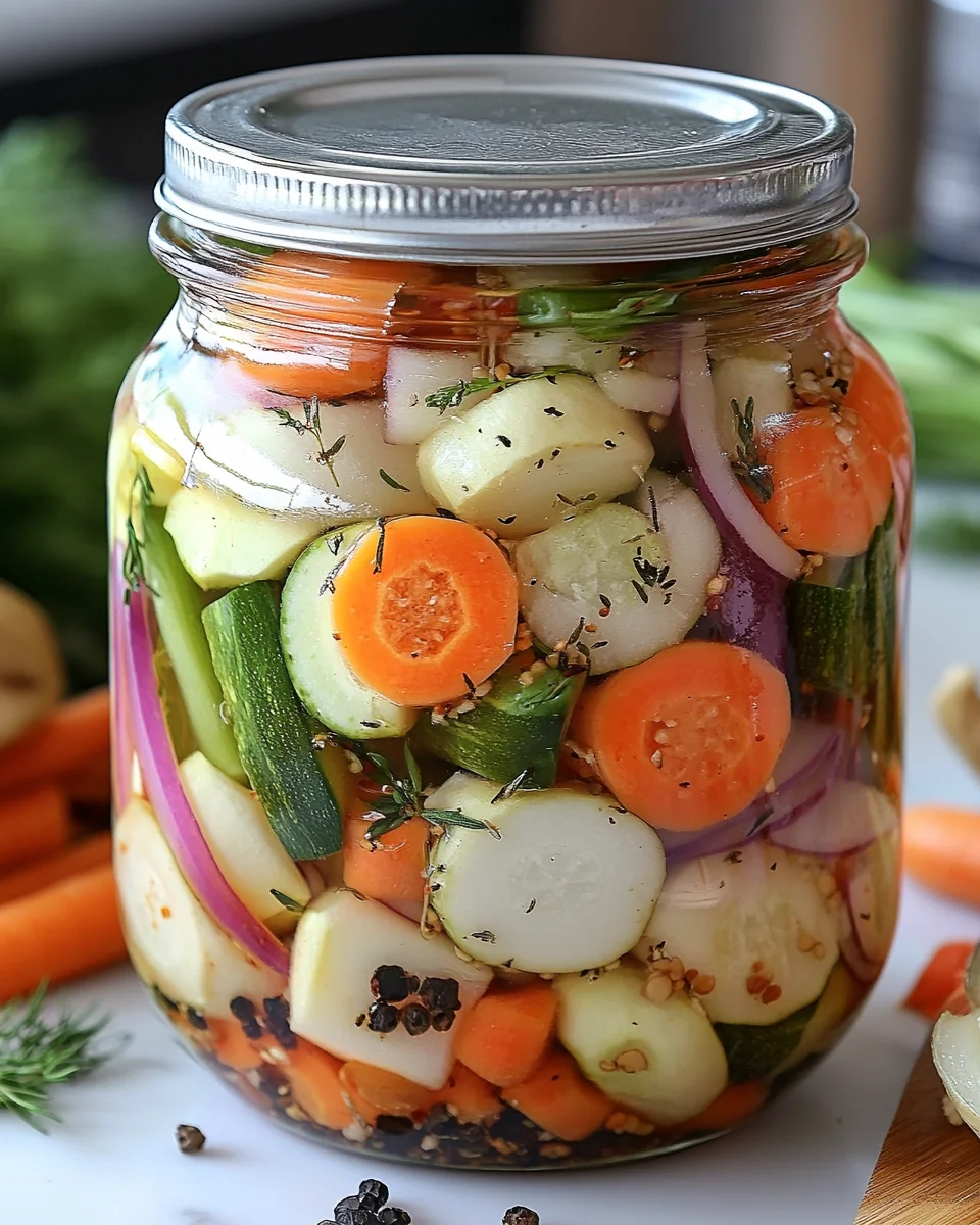 Simple Homemade Refrigerator Pickled Vegetables - additional image