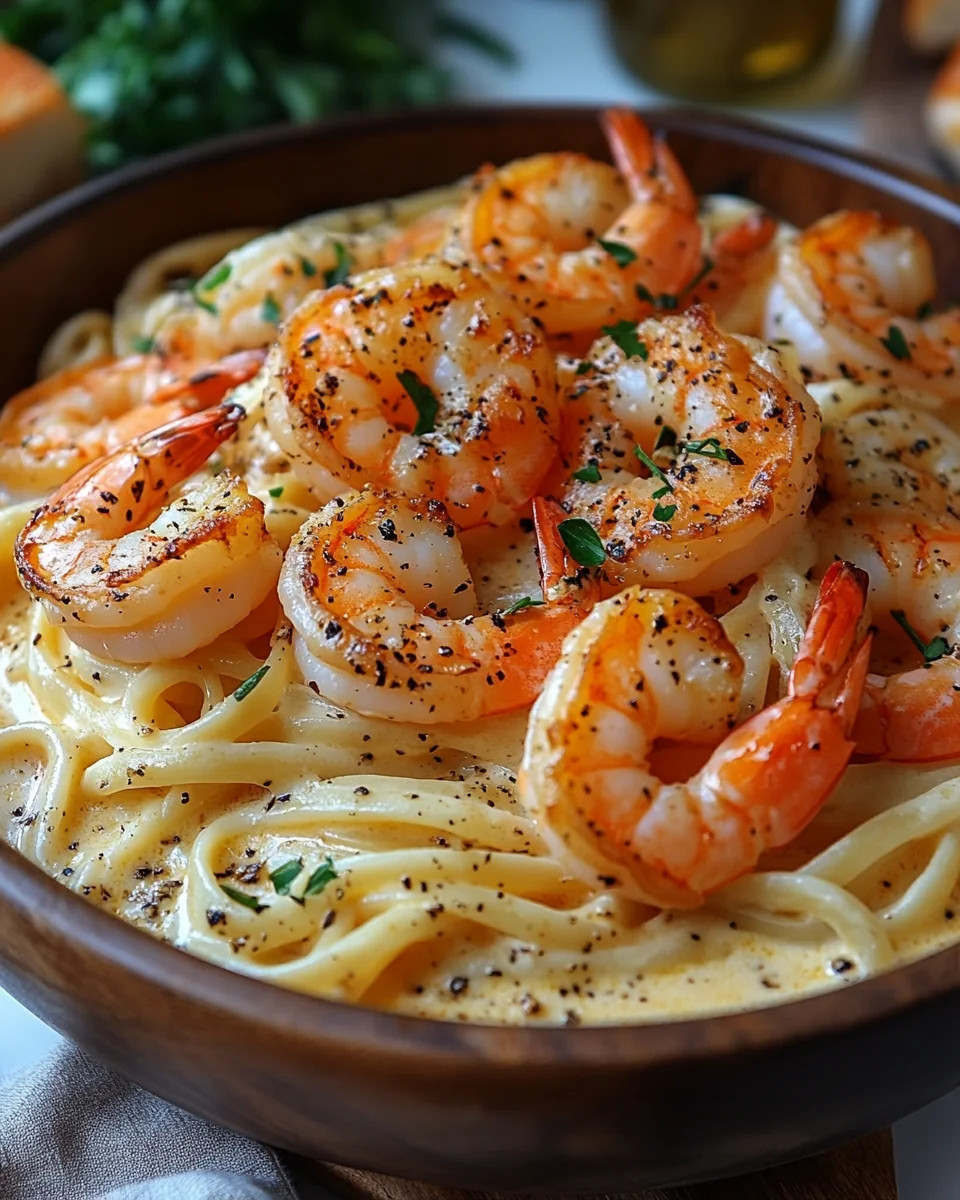 Creamy Salmon and Shrimp Alfredo Made from Scratch - additional image