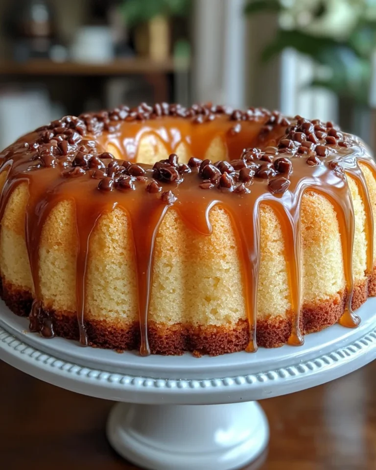 Delicious Homemade Salted Caramel Butter Cake
