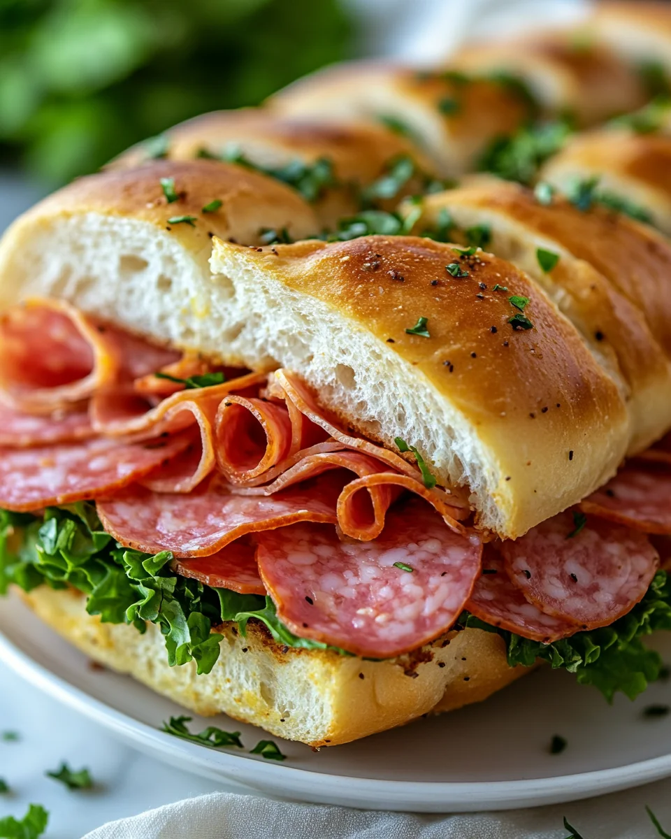 Delicious Mortadella Sandwich Perfect for Any Occasion - additional image