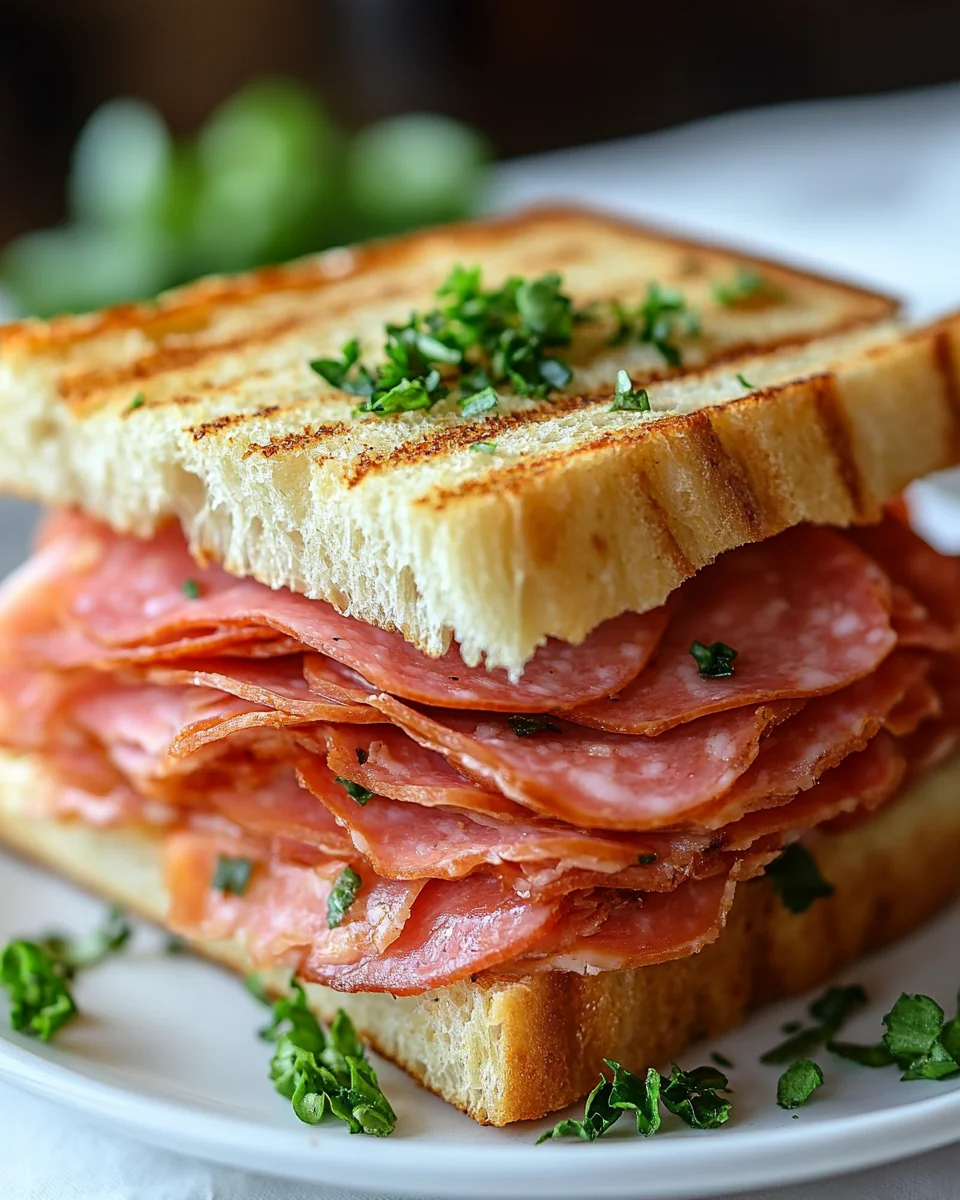 Delicious Mortadella Sandwich Perfect for Any Occasion - additional image