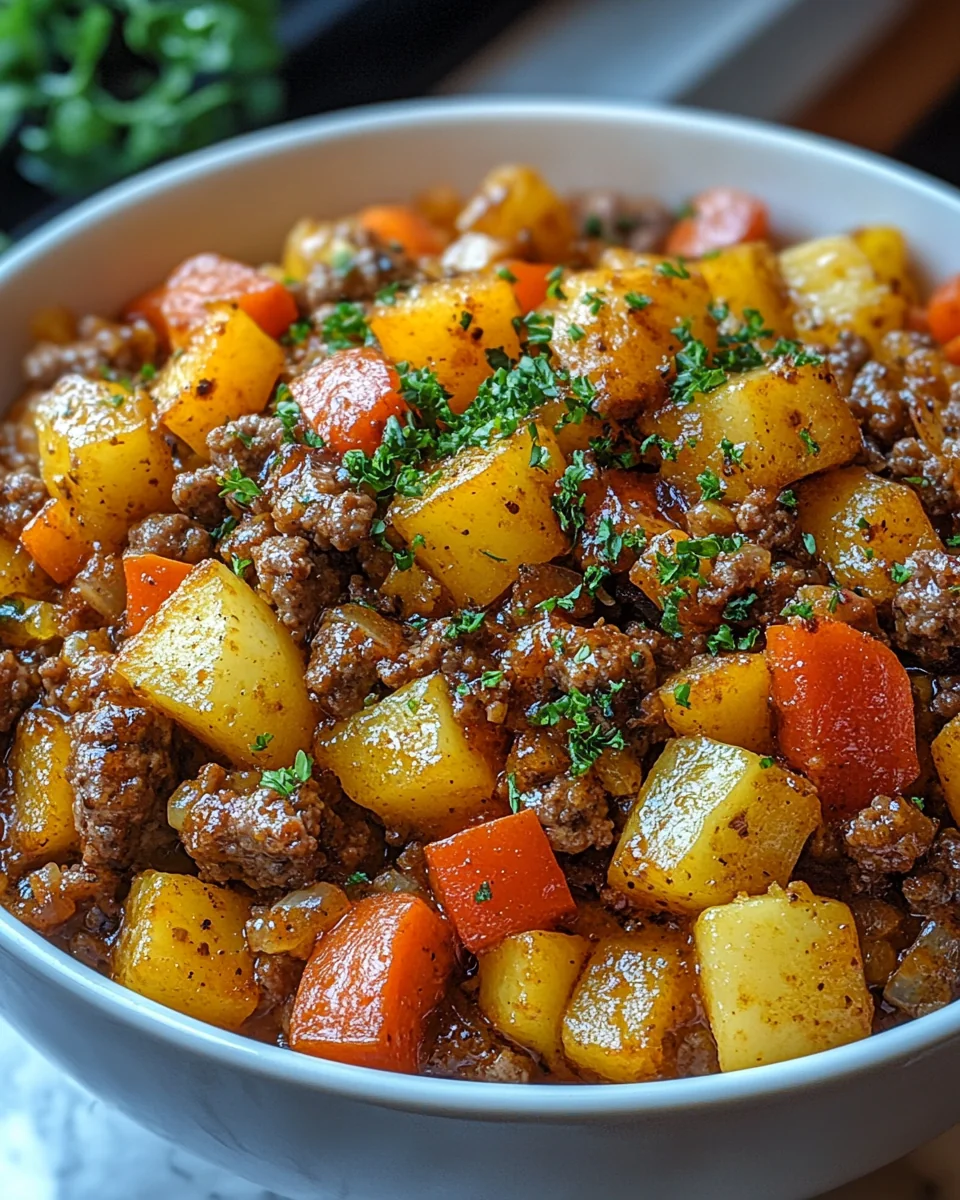 Simple Slow Cooker Hamburger Hash - additional image