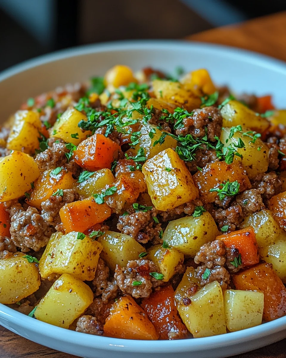Simple Slow Cooker Hamburger Hash - additional image