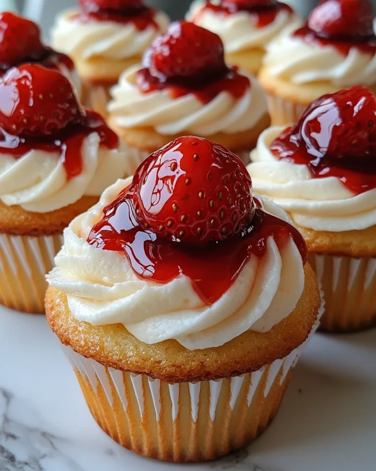 Delicious Strawberry Cheesecake Cupcakes Made From Scratch